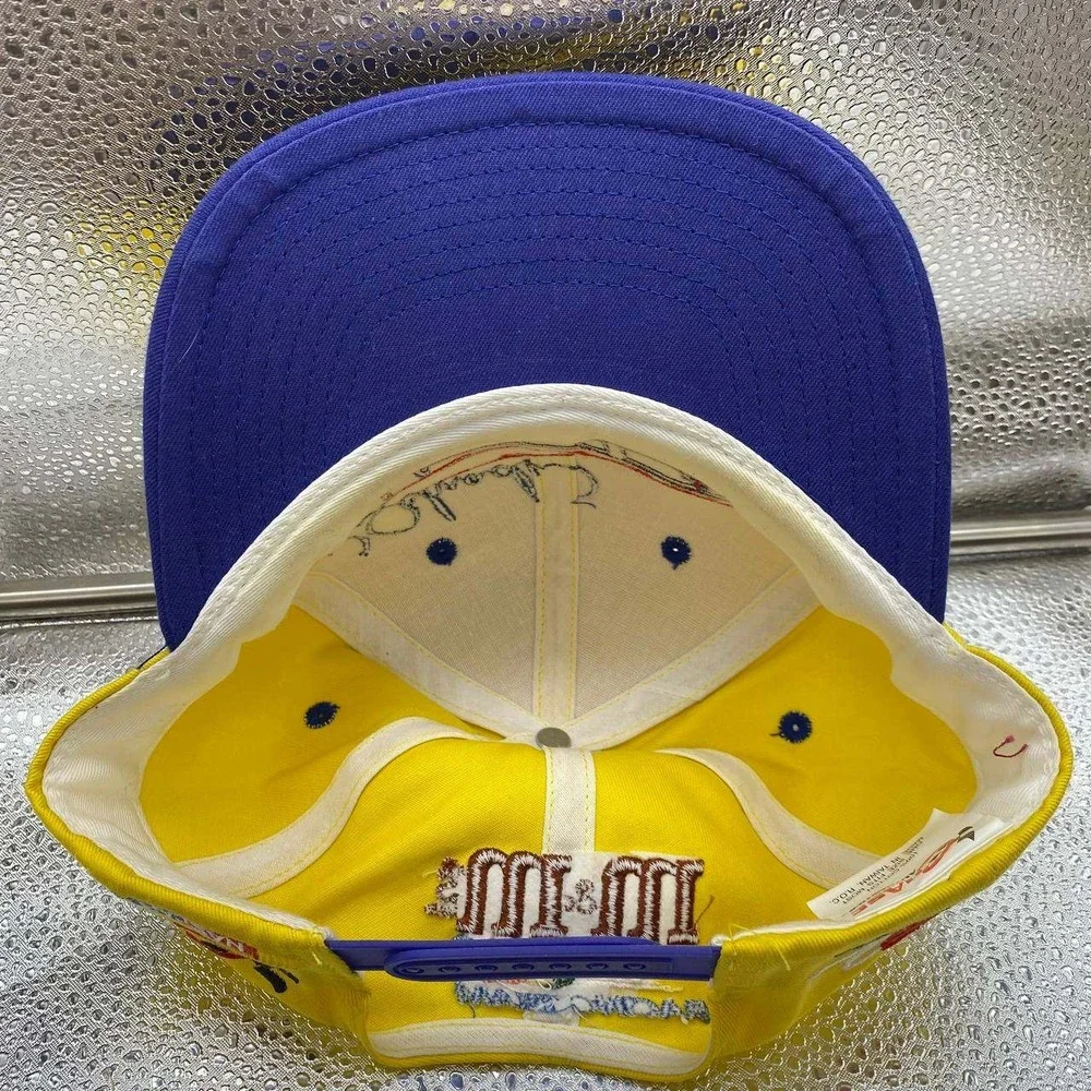 Vintage Chase Ken Schrader Nascar 36 Men OS Yellow MM Racing Team Snapback Hat